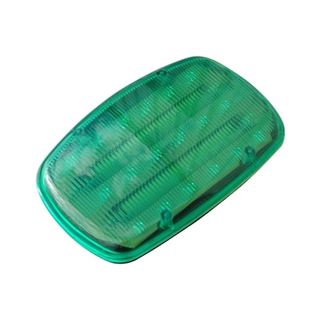 Newalthlete 18 LED Battery Powered Strobe Light, Dual Magnetic Base, Continuous or Strobe Output - Green NE2609426